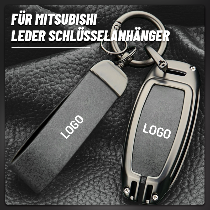 Für Mitsubishi Leder-Schlüsselanhänger