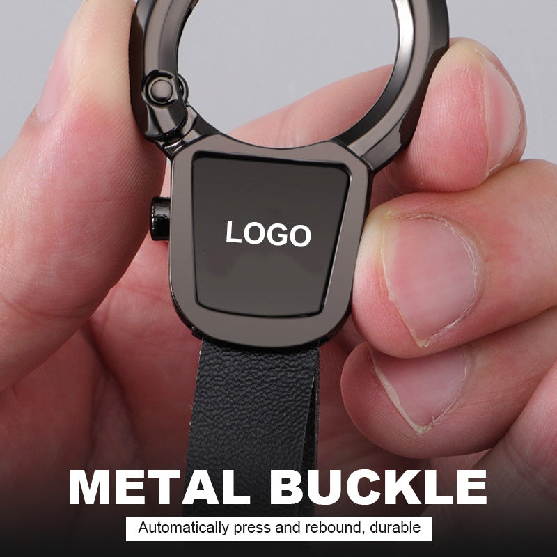 Clip-On Metal Car Keychain