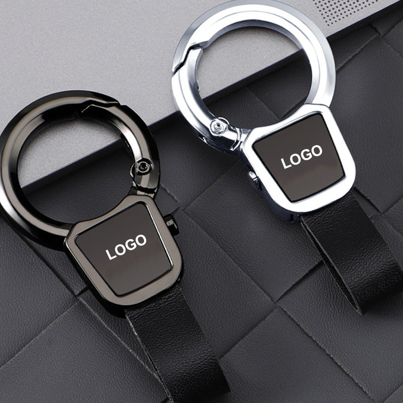 Clip-On Metal Car Keychain