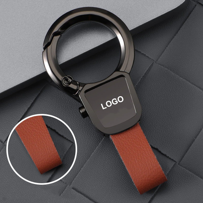 Clip-On Metal Car Keychain